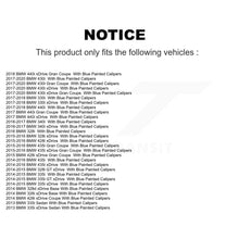 Charger l&#39;image dans la galerie, Rear Disc Rotors Ceramic Pads Parking Shoes Kit For BMW 328i xDrive 330i 335i GT