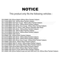 Charger l&#39;image dans la galerie, Rear Disc Rotors Ceramic Pads Parking Shoes Kit For BMW 328i xDrive 330i 328d GT