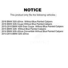 Load image into Gallery viewer, Rear Disc Rotors Ceramic Pads &amp; Parking Shoes Kit For BMW 320i xDrive 428i 328i