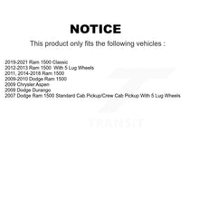 Load image into Gallery viewer, Rear Disc Rotors Ceramic Pads Parking Shoes Kit For Ram 1500 Classic Dodge Aspen