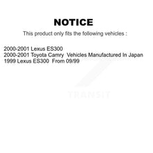Charger l'image dans la galerie, Rear Disc Rotors Ceramic Pads And Parking Shoes Kit For Toyota Camry Lexus ES300
