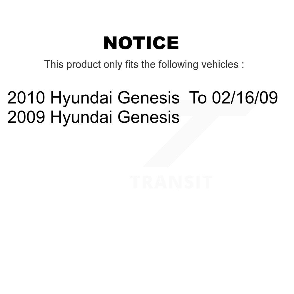 Rear Disc Rotors Ceramic Pads And Parking Brake Shoes Kit For Hyundai Genesis