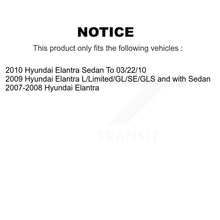 Charger l&#39;image dans la galerie, Rear Disc Rotors Ceramic Pads And Parking Brake Shoes Kit For Hyundai Elantra