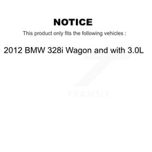 Charger l&#39;image dans la galerie, Rear Disc Rotors Ceramic Pads Parking Shoes Kit For 12 BMW 328i Wagon with 3.0L