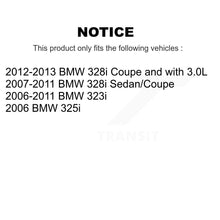 Charger l&#39;image dans la galerie, Rear Disc Rotors Ceramic Pads And Parking Brake Shoes Kit For BMW 323i 328i 325i