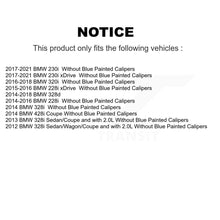 Load image into Gallery viewer, Rear Disc Rotors Ceramic Pads &amp; Parking Shoes Kit For BMW 230i xDrive 228i 328i