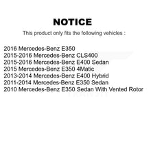 Charger l&#39;image dans la galerie, Rear Disc Rotors Ceramic Pads And Parking Shoes Kit For Mercedes-Benz E350 E400