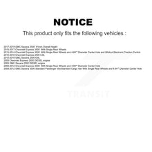 Charger l&#39;image dans la galerie, Rear Disc Rotors Ceramic Pads &amp; Parking Shoes Kit For Chevrolet GMC Savana 2500