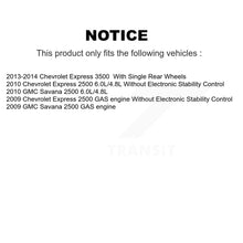 Charger l&#39;image dans la galerie, Rear Disc Rotors Ceramic Pads Parking Shoes Kit For Chevrolet Express 2500 3500