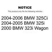 Load image into Gallery viewer, Rear Disc Rotors Ceramic Pads &amp; Parking Brake Shoes Kit For BMW 325Ci 325i 323i