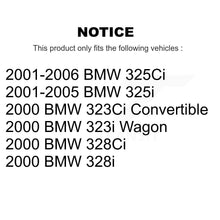 Load image into Gallery viewer, Rear Disc Rotors Ceramic Pads &amp; Parking Brake Shoes Kit For BMW 325Ci 325i 323i