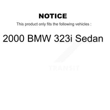 Load image into Gallery viewer, Rear Disc Rotors Ceramic Pads &amp; Parking Brake Shoes Kit For 2000 BMW 323i Sedan