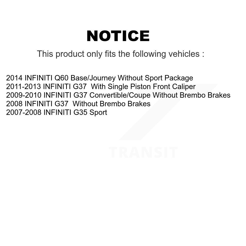 Rear Disc Rotors Ceramic Pads & Parking Brake Shoes Kit For INFINITI G37 G35 Q60