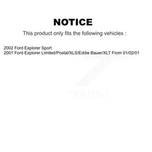 Load image into Gallery viewer, Rear Disc Rotors Ceramic Pads &amp; Parking Brake Shoes Kit For Ford Explorer Sport