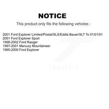 Load image into Gallery viewer, Rear Disc Rotors Ceramic Pads &amp; Parking Shoes Kit For Ford Ranger Explorer Sport