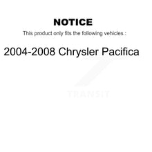 Charger l&#39;image dans la galerie, Rear Disc Rotors Ceramic Pads Parking Shoes Kit For 2004-2008 Chrysler Pacifica