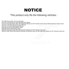 Charger l&#39;image dans la galerie, Rear Disc Rotors Ceramic Pads Parking Shoes Hardware Kit For Chevrolet GMC 2500