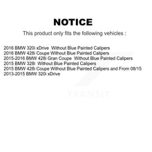 Charger l&#39;image dans la galerie, Rear Disc Rotors Ceramic Pads Parking Shoes And Hardware Kit For BMW 320i xDrive