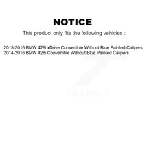 Load image into Gallery viewer, Rear Disc Rotors Ceramic Pads Parking Shoes And Hardware Kit For BMW 428i xDrive