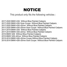 Load image into Gallery viewer, Rear Disc Rotors Ceramic Pads Parking Shoes And Hardware Kit For BMW 330i xDrive