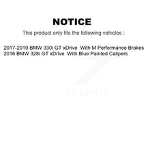 Load image into Gallery viewer, Rear Disc Rotors Ceramic Pads Parking Shoes Hardware Kit For BMW 328i GT xDrive