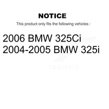 Load image into Gallery viewer, Rear Disc Rotors Ceramic Pads Parking Shoes And Hardware Kit For BMW 325i 325Ci