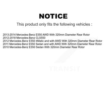 Charger l'image dans la galerie, Rear Disc Rotors Ceramic Pads Parking Shoes Hardware Kit For Mercedes-Benz E550