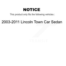 Charger l'image dans la galerie, Rear Disc Rotors Ceramic Pads Parking Shoes &amp; Hardware Kit For Lincoln Town Car