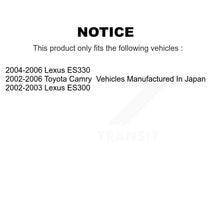 Charger l&#39;image dans la galerie, Rear Disc Rotors Ceramic Pads Parking Shoes Hardware Kit For Toyota Camry Lexus