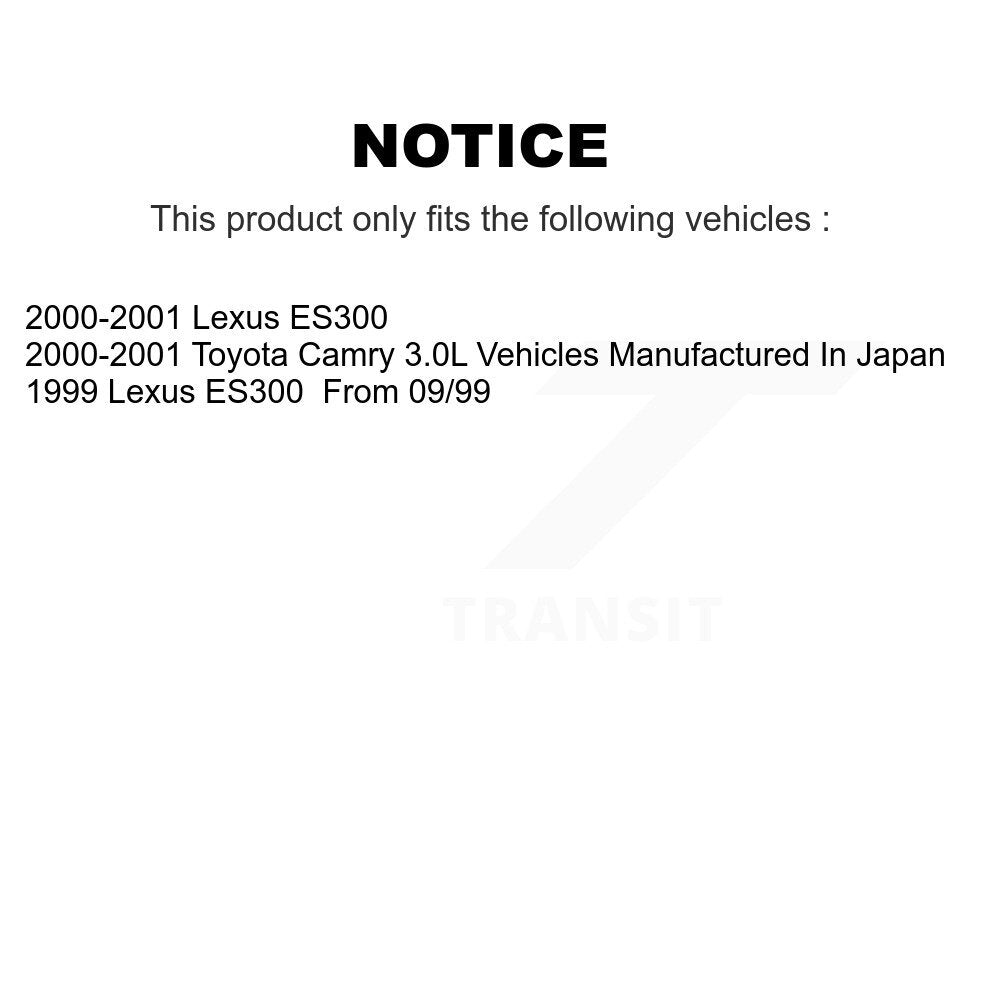 Rear Disc Rotors Ceramic Pads Parking Shoes Hardware Kit For Toyota Camry Lexus