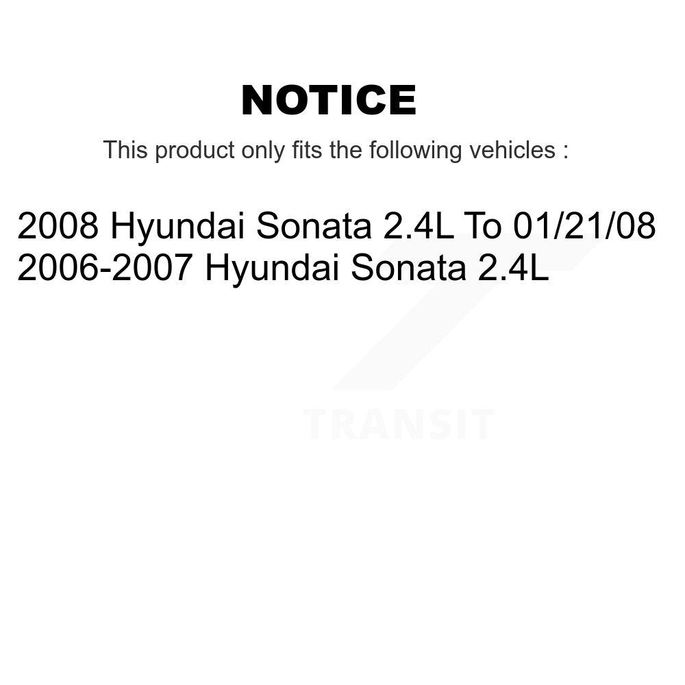Rear Disc Rotors Ceramic Pads Parking Shoes Hardware Kit For Hyundai Sonata 2.4L