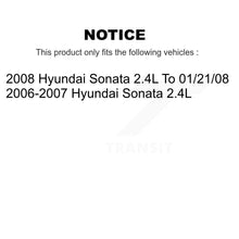 Charger l&#39;image dans la galerie, Rear Disc Rotors Ceramic Pads Parking Shoes Hardware Kit For Hyundai Sonata 2.4L