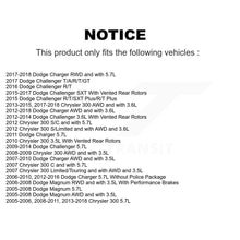 Load image into Gallery viewer, Rear Disc Rotors Ceramic Pads Parking Shoes Hardware Kit For Dodge Chrysler 300