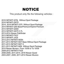 Charger l&#39;image dans la galerie, Rear Disc Rotors Ceramic Pads Parking Shoes Hardware Kit For Nissan Murano Quest