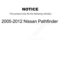 Charger l&#39;image dans la galerie, Rear Disc Rotors Ceramic Pads Parking Shoes &amp; Hardware Kit For Nissan Pathfinder
