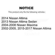 Charger l&#39;image dans la galerie, Rear Disc Rotors Ceramic Pads Parking Brake Shoes Hardware Kit For Nissan Altima