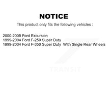 Charger l'image dans la galerie, Rear Disc Rotors Ceramic Pads Parking Shoes &amp; Hardware Kit For Ford F-350 Super