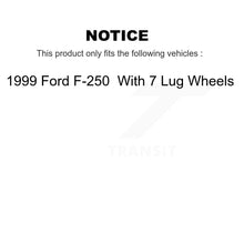 Charger l&#39;image dans la galerie, Rear Disc Rotors Ceramic Pads Parking Brake Shoes &amp; Hardware Kit For Ford F-250