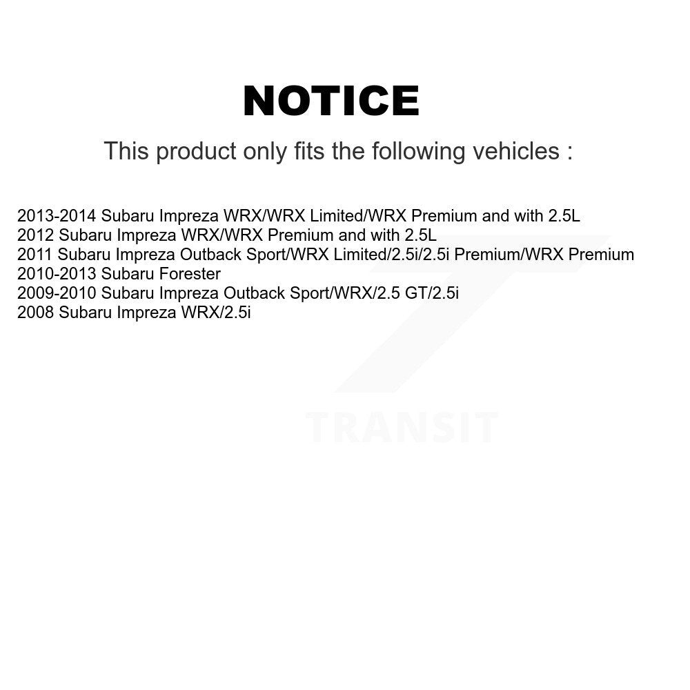 Rear Disc Rotors Ceramic Pads Parking Shoes And Hardware Kit For Subaru Impreza