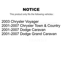 Charger l'image dans la galerie, Rear Disc Rotors Ceramic Pads Parking Shoes Hardware Kit For Dodge Grand Caravan