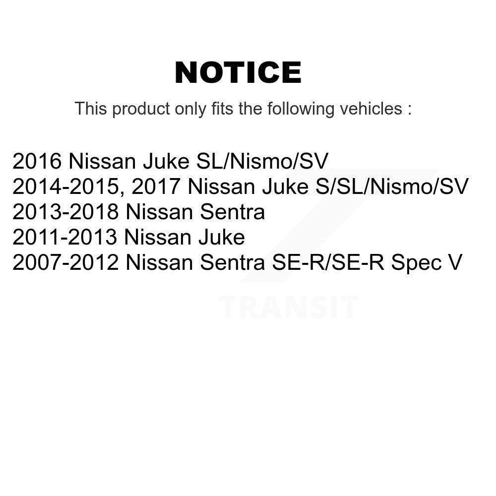 Rear Disc Rotors Ceramic Pads Parking Shoes Hardware Kit For Nissan Sentra Juke