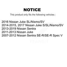 Charger l'image dans la galerie, Rear Disc Rotors Ceramic Pads Parking Shoes Hardware Kit For Nissan Sentra Juke