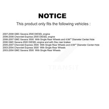 Load image into Gallery viewer, Rear Disc Rotors Ceramic Pads Parking Shoes Hardware Kit For Chevrolet GMC 3500