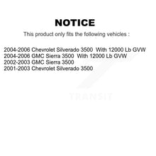Charger l'image dans la galerie, Rear Disc Rotors Ceramic Pads Parking Shoes And Hardware Kit For GMC Sierra 3500