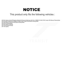 Load image into Gallery viewer, Rear Disc Rotors Ceramic Pads Parking Shoes Hardware Kit For Hyundai Sonata Kia