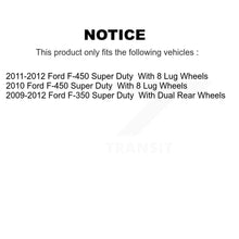 Charger l&#39;image dans la galerie, Rear Disc Rotors Ceramic Pads Parking Shoes &amp; Hardware Kit For Ford F-350 Super