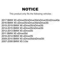 Charger l&#39;image dans la galerie, Rear Disc Rotors Ceramic Pads Parking Brake Shoes And Hardware Kit For BMW X5 X6