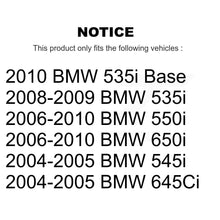 Charger l&#39;image dans la galerie, Rear Disc Rotors Ceramic Pads Parking Shoes Hardware Kit For BMW 650i 645Ci 550i