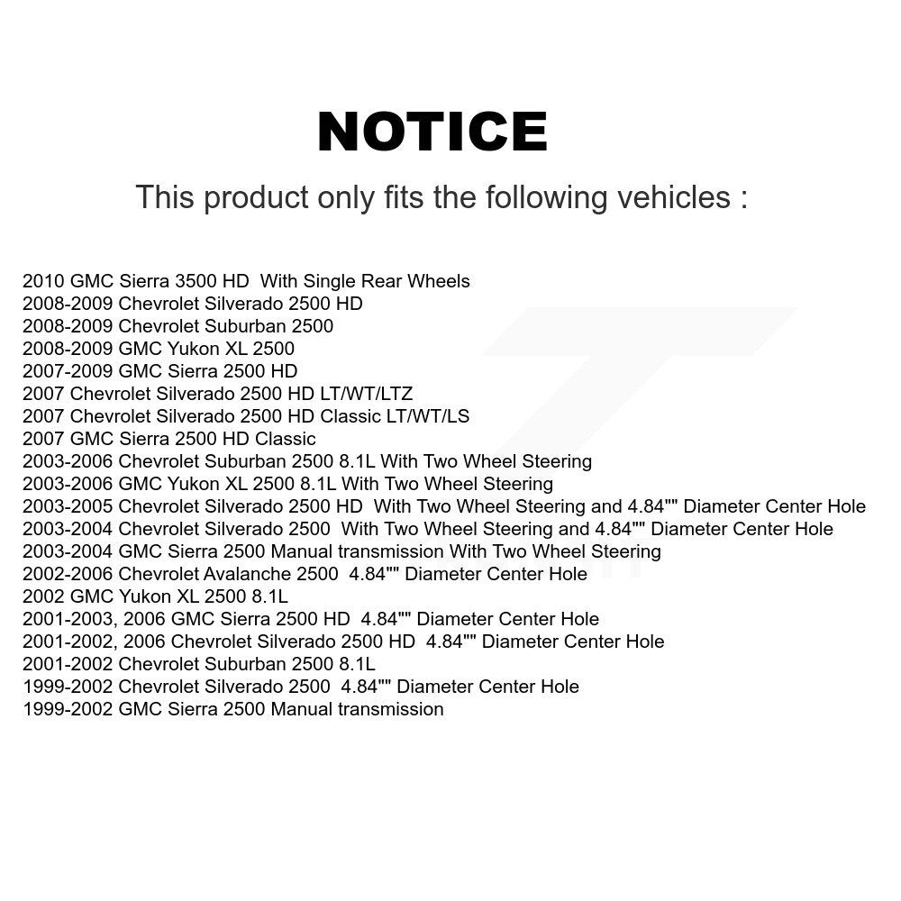 Rear Disc Rotors Ceramic Pads Parking Shoes Hardware Kit For Chevrolet Silverado