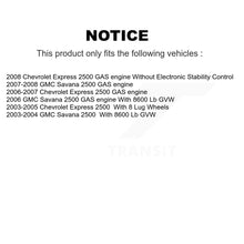 Load image into Gallery viewer, Rear Disc Rotors Ceramic Pads Parking Shoes &amp; Hardware Kit For Chevrolet Express